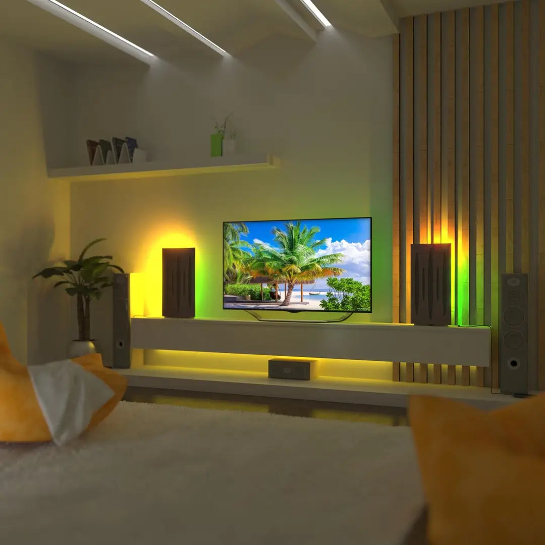 Pulsar-Mini™ Painel Acústico de Mesa com Iluminação RGB